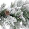 9ft. Pre-Lit Flocked Mixed Rosemary Emerald Pine Christmas Garland